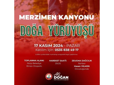 Doğa Yürüyüşü'nde Buluşalım